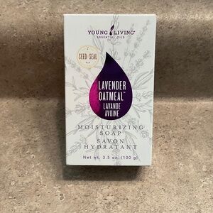 Young living Lavender Oatmeal Moisturizing Soap 3.5oz bar- new sealed